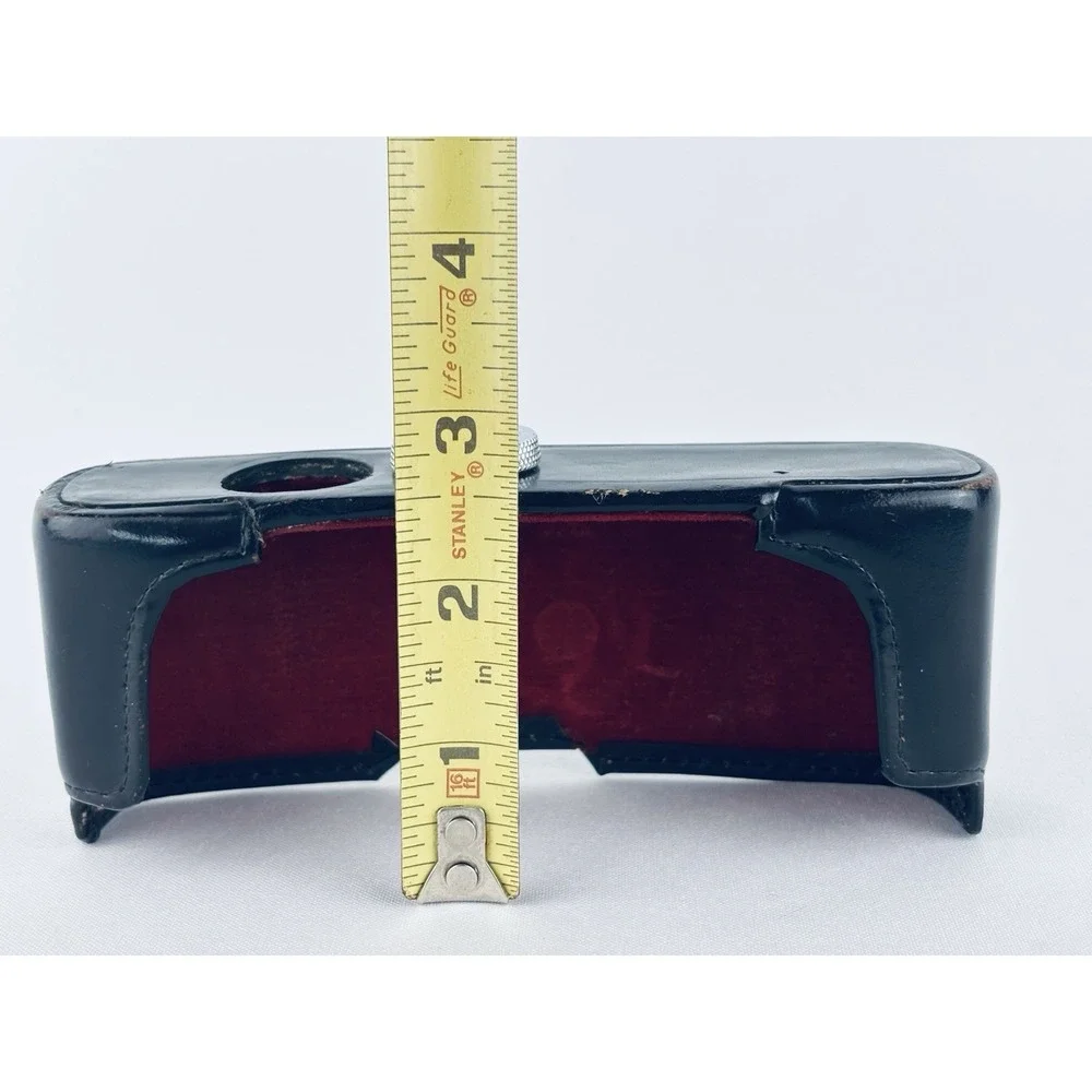 Genuine Leather Half Case 35mm Film Camera - Made In Japan Vintage Red Interior